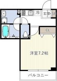 INOVE寝屋川大利元町(1K/2階)の間取り写真