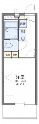 レオパレス上北台(1K/3階)の間取り写真