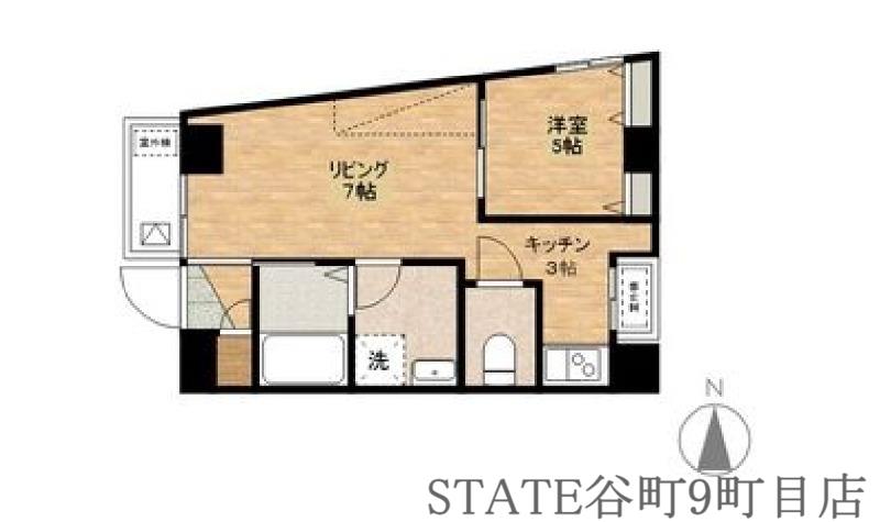 フォレスト味原(1LDK/2階)の間取り写真