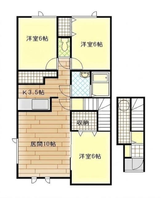 ステラ52(3LDK/2階)の間取り写真