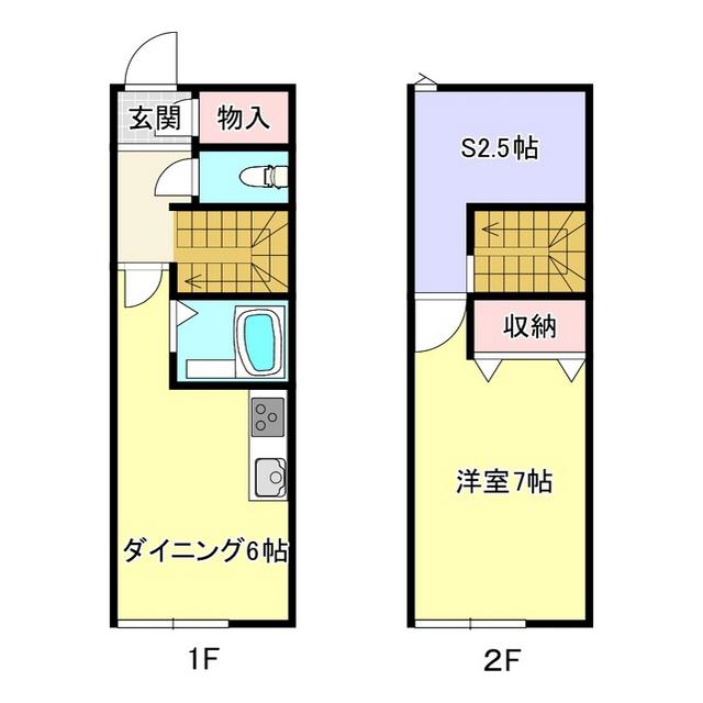グランシャリオ(1SDK/1階)の間取り写真