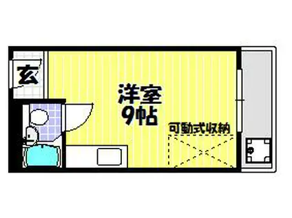ハイムニシキ(ワンルーム/2階)の間取り写真