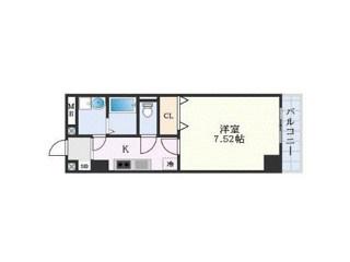 エクセル姫路(1K/5階)の間取り写真