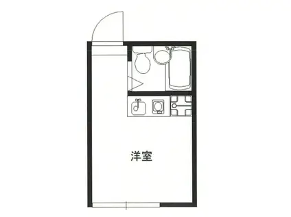 ラ・セゾンプランタン(ワンルーム/3階)の間取り写真