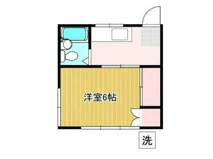 ブライズI(1K/1階)の間取り写真