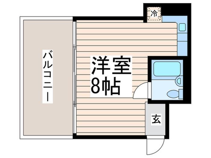 大成江古田マンション(ワンルーム/3階)の間取り写真