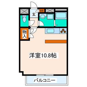 フォンテーヌ守口(ワンルーム/5階)の間取り写真