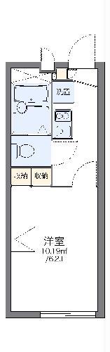 レオパレス沢上(1K/2階)の間取り写真