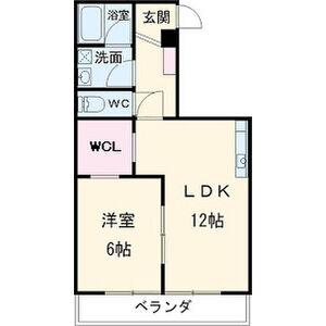 フェアモント21(1SLDK/3階)の間取り写真