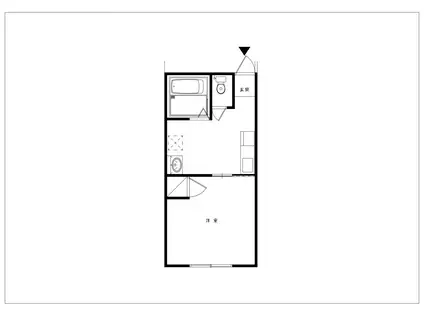 WATANABECORP(1K/2階)の間取り写真