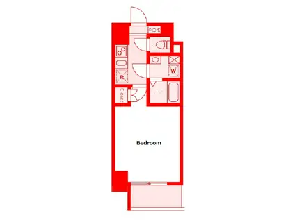 ドールマウスバンク(1K/7階)の間取り写真