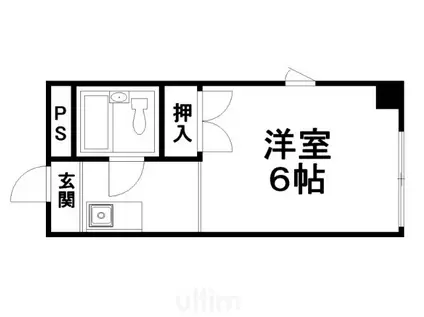 MAISON BLANCHE(1K/4階)の間取り写真