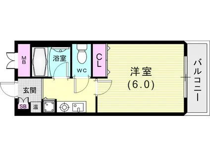 トシヤマンション(1K/2階)の間取り写真