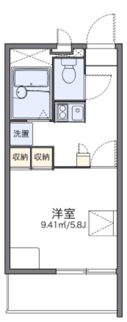 レオパレス多摩川(1K/3階)の間取り写真
