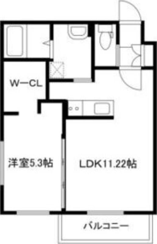 ARTE(1LDK/2階)の間取り写真