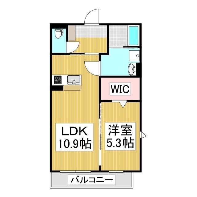 COMFORTIA B・E MINOWA(1LDK/2階)の間取り写真