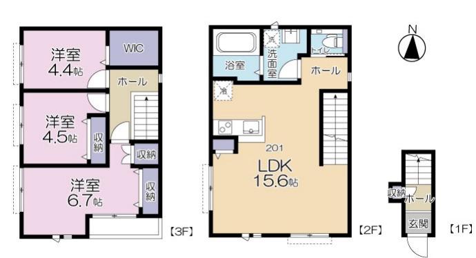 FLEUR DE LIS(3LDK/1階)の間取り写真