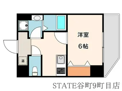 DWELL GALAXY(1K/9階)の間取り写真