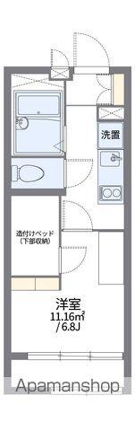 レオパレスエイト(1K/1階)の間取り写真
