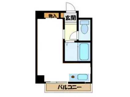 アプロディーテ(ワンルーム/5階)の間取り写真