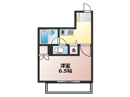 CIELO AZZURRO(1K/3階)の間取り写真