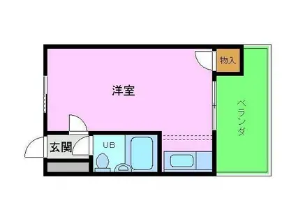 RIZEONE富田林レジデンス1(ワンルーム/3階)の間取り写真