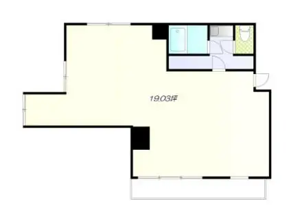 OAK BLD(ワンルーム/5階)の間取り写真