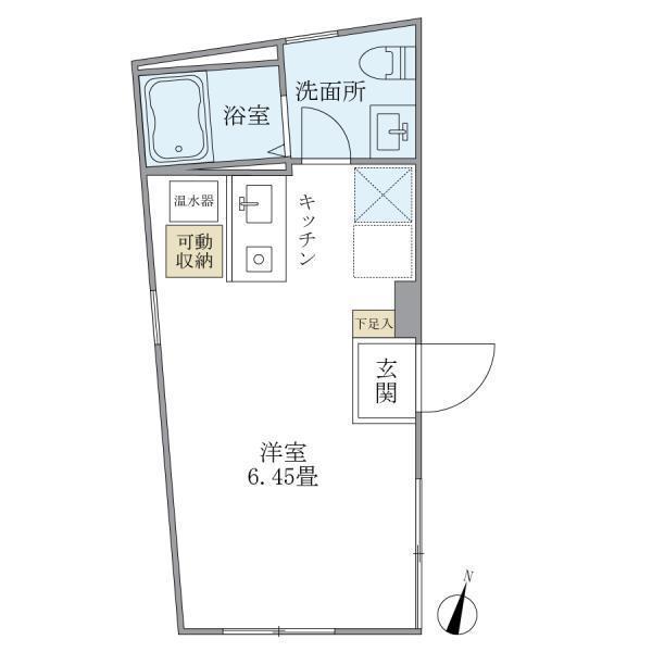 レガリア千川(ワンルーム/4階)の間取り写真