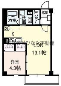 SOLASIA RESIDENCE 九条(1LDK/3階)の間取り写真