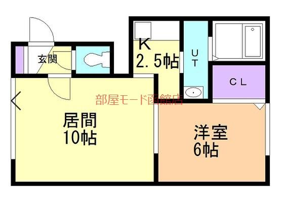 フォーレAP(1LDK/1階)の間取り写真