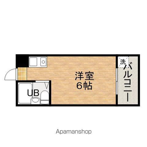 YOUハイム北深江(ワンルーム/5階)の間取り写真