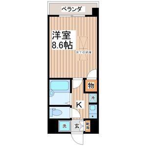 ルーメスト原町(1K/5階)の間取り写真