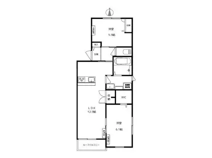 SIRIN KEDI シリンケディ BLDG A&B(2LDK/2階)の間取り写真