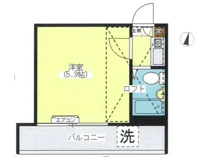 コーポ藤(ワンルーム/2階)の外観写真
