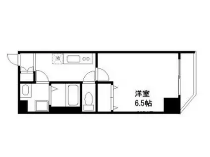 LASPACIO東陽町レジデンス(1K/8階)の間取り写真