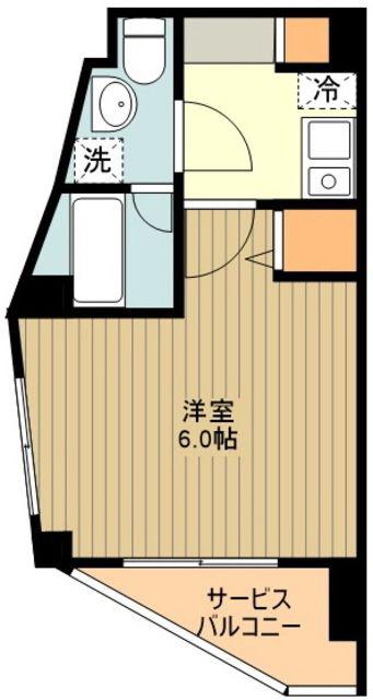 HF上石神井レジデンス(1K/5階)の間取り写真