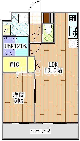 グランヒルズ(1LDK/1階)の間取り写真