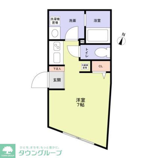 VISTA HONANCHO(ワンルーム/1階)の間取り写真