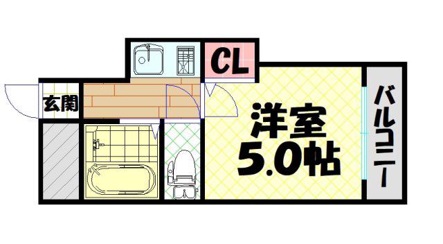 シティライフ・コム(ワンルーム/7階)の間取り写真