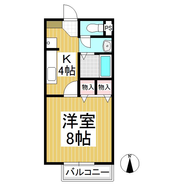 サープラス本郷(1K/1階)の間取り写真