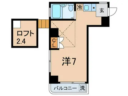 コーポホリー(ワンルーム/3階)の間取り写真