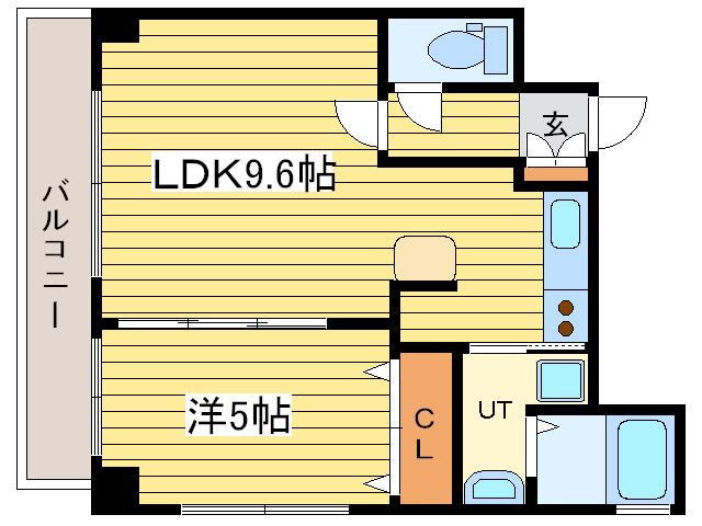 SーFORT札幌元町(1LDK/2階)の間取り写真