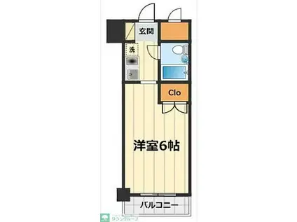 土屋ビル(1K/5階)の間取り写真