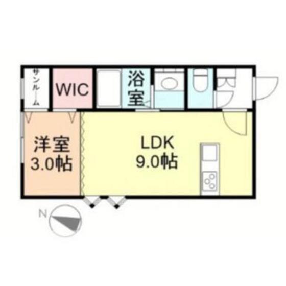 REGALO(1LDK/2階)の間取り写真