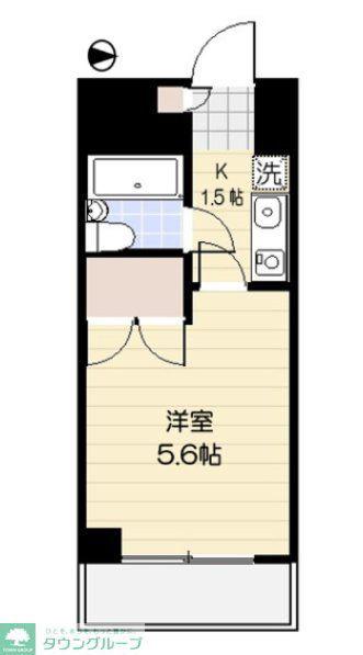 リュミエール(1K/3階)の間取り写真