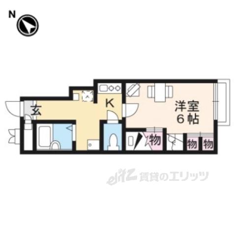 レオパレスSAKAE(1K/1階)の間取り写真