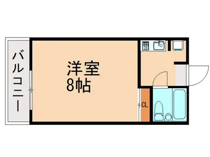 PLイースト箱崎公園(1K/3階)の間取り写真