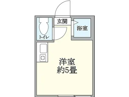 ティーエム古市場2(ワンルーム/1階)の間取り写真