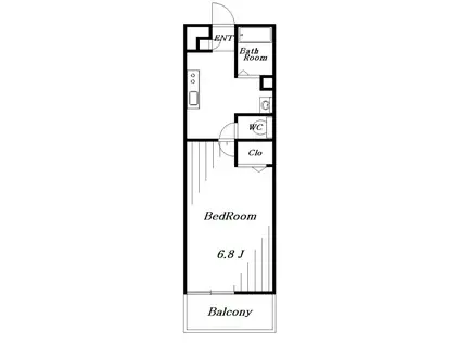 リブリ・幕張本郷(1K/3階)の間取り写真