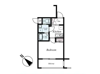 サヴォイエクセルシオール(1K/11階)の間取り写真